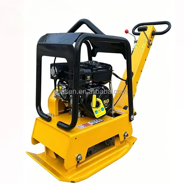 Plate Compactor Vibrator - เครื่องบดอัดดินแบบแผ่นสั่นสะเทือน เครื่องยนต์ดีเซลแบบเข็นด้วยมือ