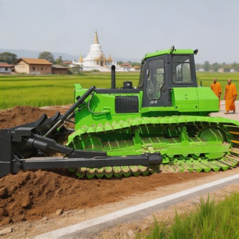 Heavy Equipment Work - รถดันดินตีนตะขาบ SEM818F กำลัง 180 แรงม้า เครื่องจักรดันดินสำหรับงานก่อสร้างถนนและงานเคลื่อนย้ายดินหนัก