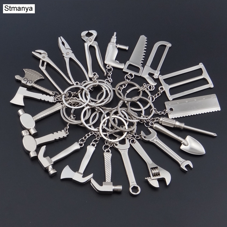 Heavy Equipment Key Ring - เครื่องมือทั้งหมดพวงกุญแจ-แฟชั่น Vise Key CHAIN โลหะปรับใหม่เครื่องมือแหวนพวงกุญแจกิจกรรม vise