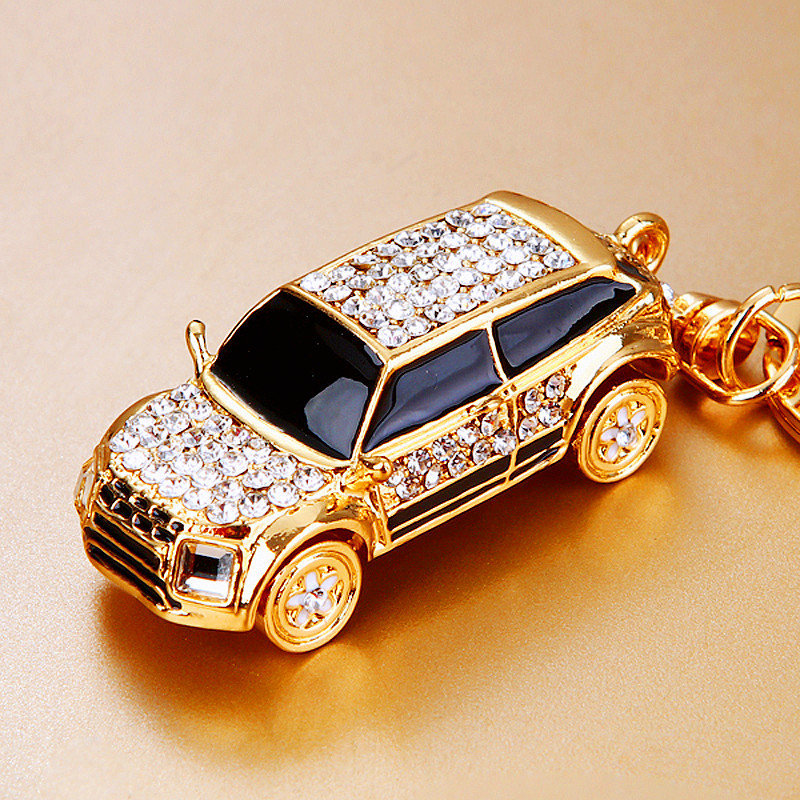 Heavy Equipment Key Ring - Hot Mini รถพวงกุญแจ Rhinestone รถพวงกุญแจแหวนสําหรับผู้ชายผู้หญิงตกแต่งรถ Perfect