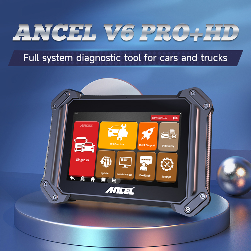 Heavy Equipment Diagnostic Software - ANCEL V6 Pro + HD Heavy