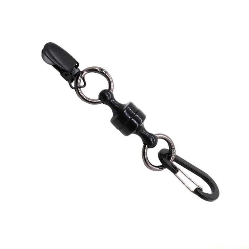 Heavy Equipment Key Ring - U2JB พวงกุญแจแบบถอดได้สำหรับงานหนักแม่เหล็กปล่อยคลิปพวงกุญแจได้อย่างรวดเร็วสำหรับเครื่องมือเป้สะพายหลังและอุปกรณ์กีฬาที่ยั่งยืน