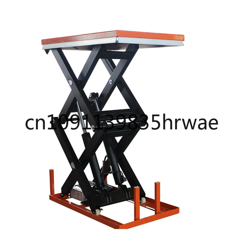 Scissor Lift Table Hydraulic - แท่นยกไฮดรอลิกแบบใช้ไฟฟ้า 2000 กก. ได้รับการรับรองมาตรฐาน CE แบบติดตั้งอยู่กับที่