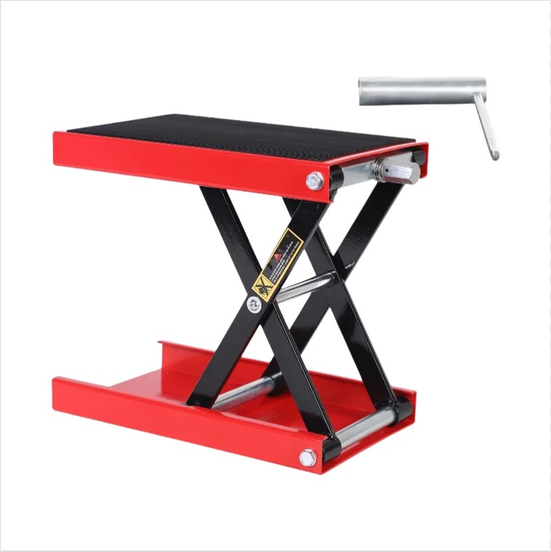 Scissor Lift Table Hydraulic - โต๊ะยกไฮดรอลิกแบบลม 800-1500 ปอนด์ - แม่แรงยกรถจักรยานยนต์แบบกรรไกร ขายดี