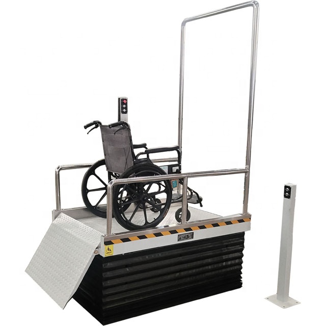 Scissor Lift Table Hydraulic - ลิฟต์บันไดสำหรับผู้สูงอายุ ลิฟต์ไฮดรอลิกแบบกรรไกรไฟฟ้า สำหรับบ้าน สำหรับผู้พิการ