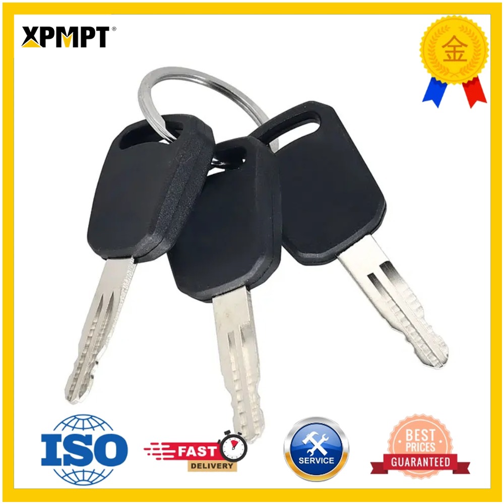 Heavy Equipment Xcmg - 801503883-1 กุญแจสตาร์ท 3 ชิ้น สำหรับรถขุด XCMG
