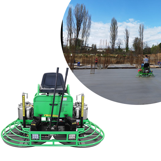 เครื่องฉาบปูนคอนกรีตแบบนั่งขับ - Power Trowel Concrete บทวิจารณ์และราคา