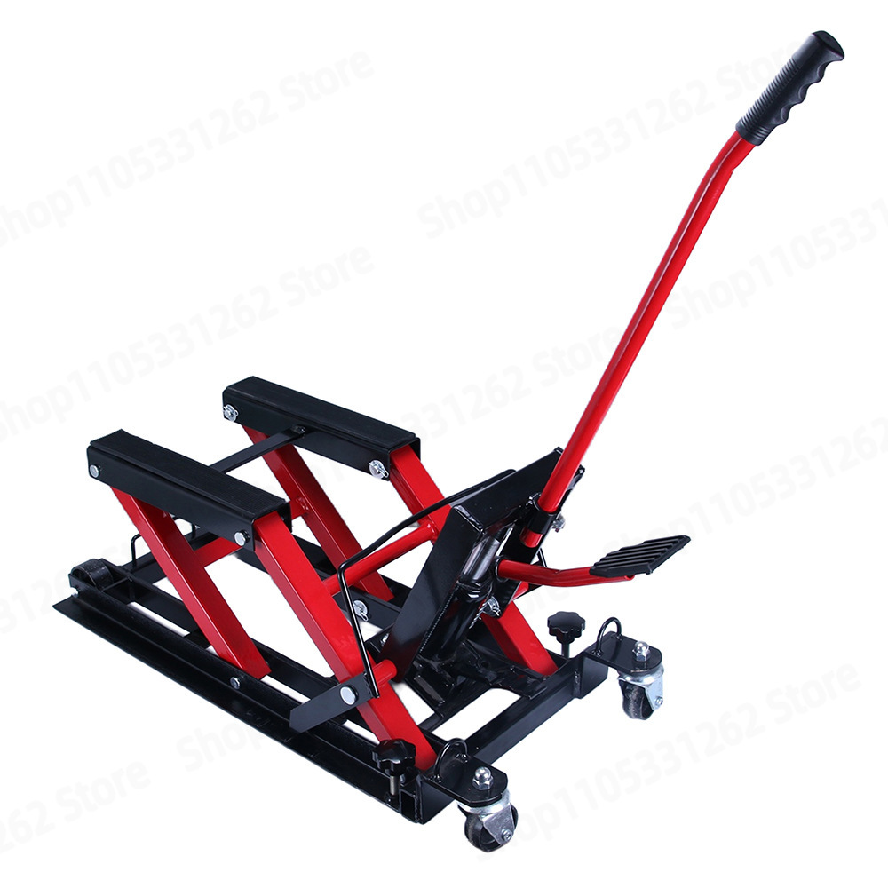 แท่นยกรถมอเตอร์ไซค์แบบไฮดรอลิก - Scissor Lift Table Hydraulic บทวิจารณ์และราคา