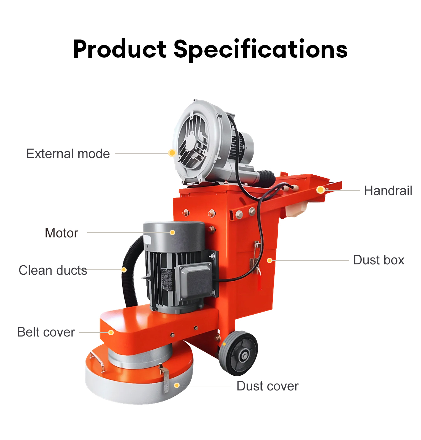 เครื่องเจียรและขัดพื้นแบบไร้ฝุ - Floor Grinding Machine บทวิจารณ์และราคา