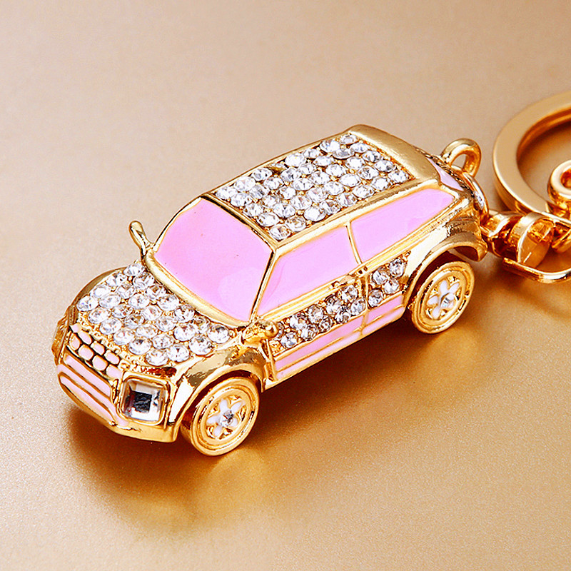 Hot Mini รถพวงกุญแจ Rhinestone - Heavy Equipment Key Ring บทวิจารณ์และราคา