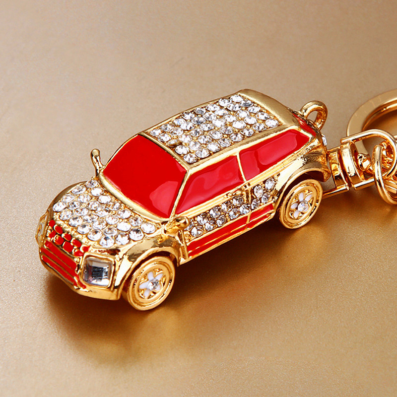 Hot Mini รถพวงกุญแจ Rhinestone - Heavy Equipment Key Ring บทวิจารณ์และราคา