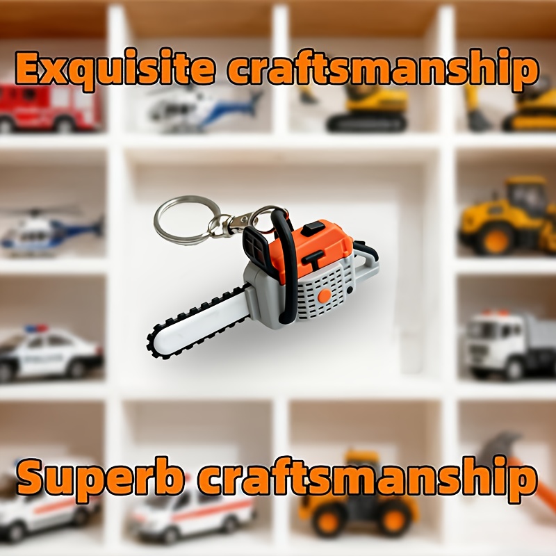 พวงกุญแจเลื่อยยนต์จิ๋ว น่ารัก  - Heavy Equipment Key Ring บทวิจารณ์และราคา