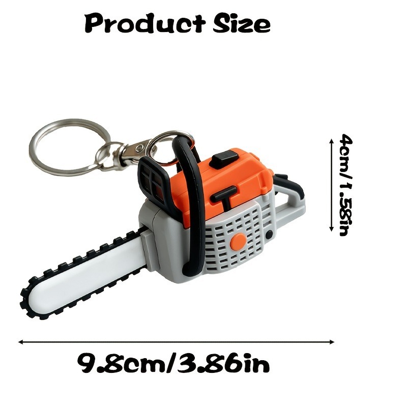 พวงกุญแจเลื่อยยนต์จิ๋ว น่ารัก  - Heavy Equipment Key Ring บทวิจารณ์และราคา