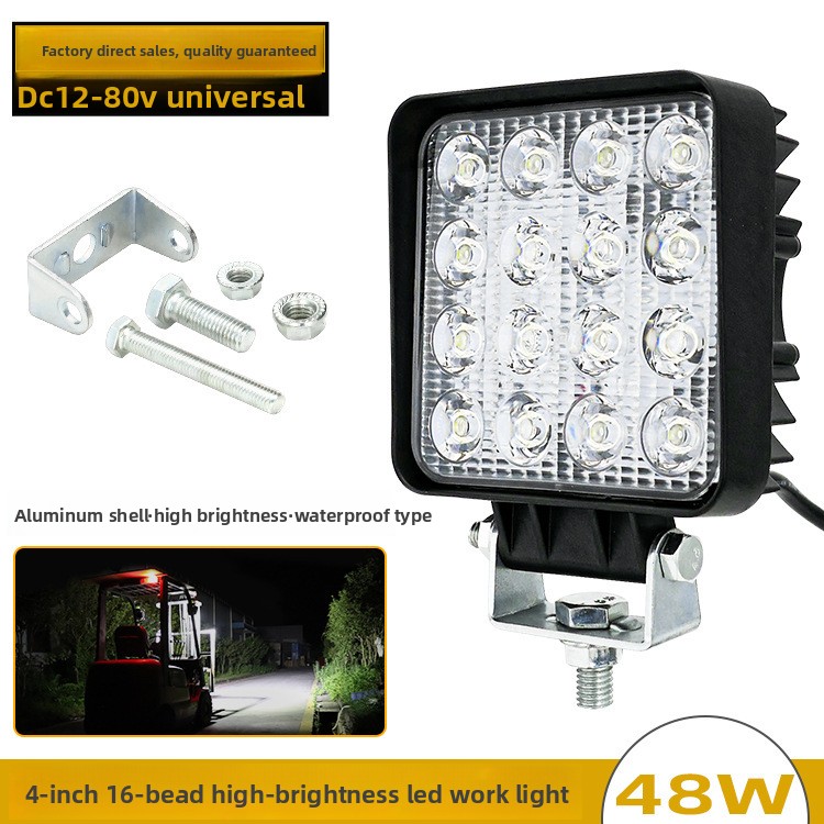 ไฟทำงาน LED 48W 16LED ขนาด 4 น - Heavy Equipment Work บทวิจารณ์และราคา