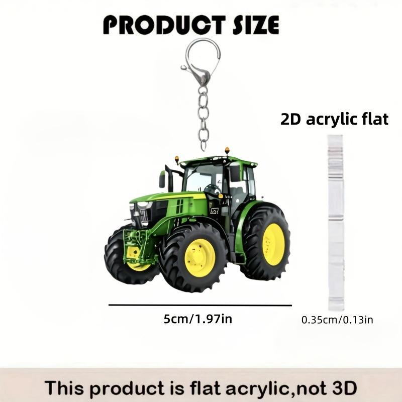 พวงกุญแจรถแทรกเตอร์ 1 ชิ้น ดีไ - Heavy Equipment Key Ring บทวิจารณ์และราคา