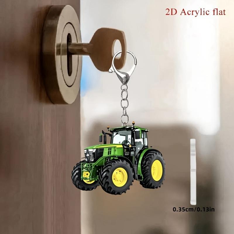พวงกุญแจรถแทรกเตอร์ 1 ชิ้น ดีไ - Heavy Equipment Key Ring บทวิจารณ์และราคา
