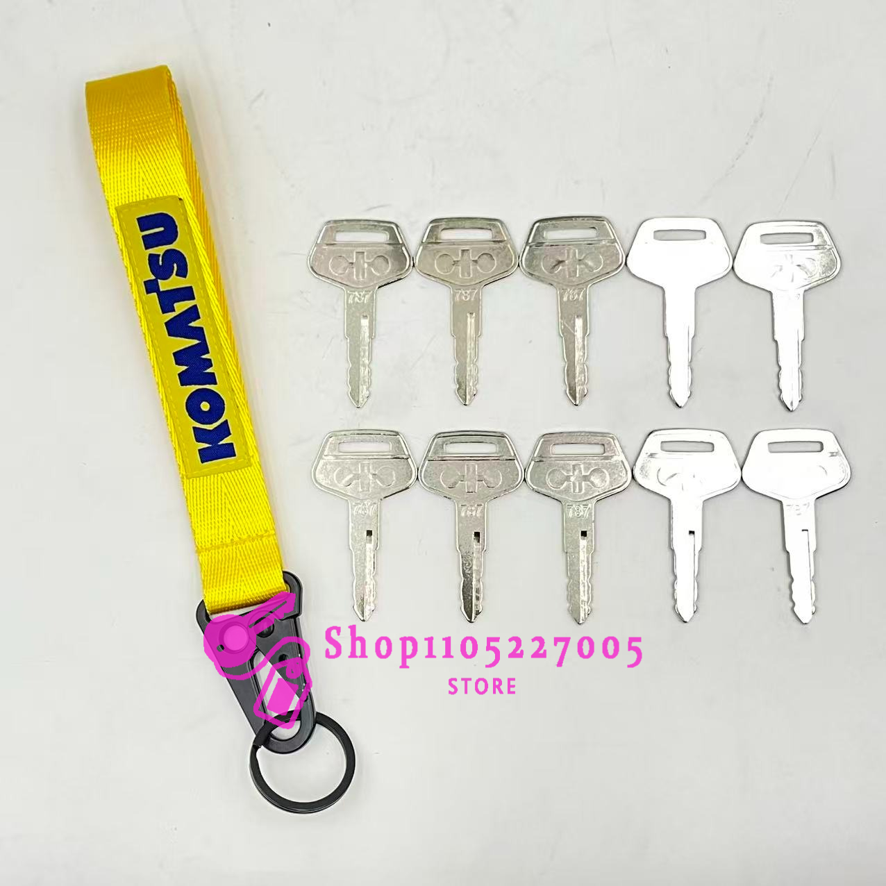 2/5/10 ชิ้น กุญแจ 787 สำหรับรถ - Heavy Equipment Key Ring บทวิจารณ์และราคา