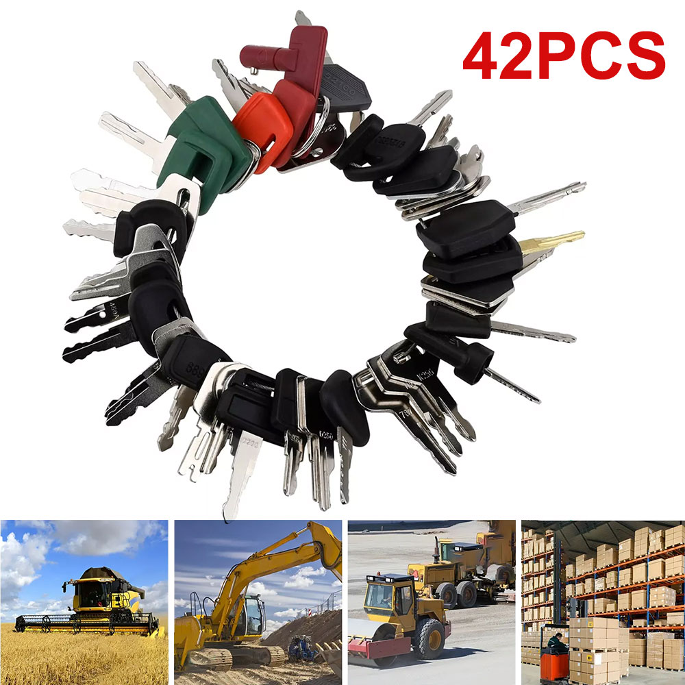 42ชิ้น/18ชิ้นเครื่องจักรก่อสร้ - Heavy Equipment Key Ring บทวิจารณ์และราคา