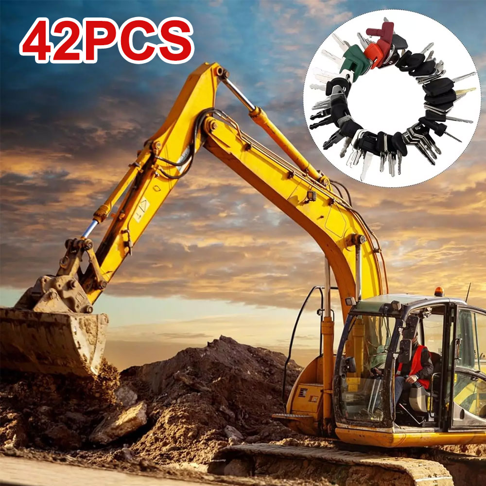 42ชิ้น/18ชิ้นเครื่องจักรก่อสร้ - Heavy Equipment Key Ring บทวิจารณ์และราคา