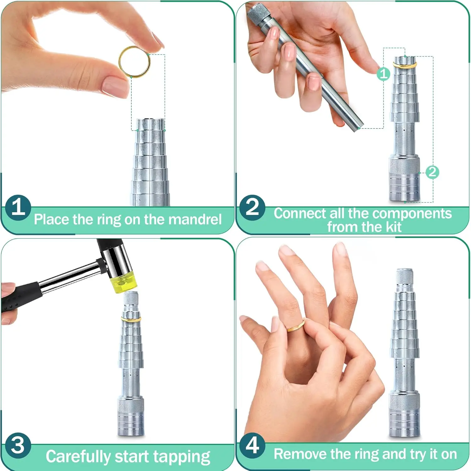 เครื่องมือปรับขนาดแหวนแบบมืออา - Heavy Equipment Repair Manuals บทวิจารณ์และราคา