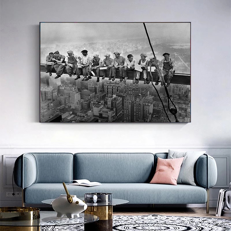 1932 อาหารกลางวัน Atop ตึกระฟ้ - Heavy Equipment Background บทวิจารณ์และราคา