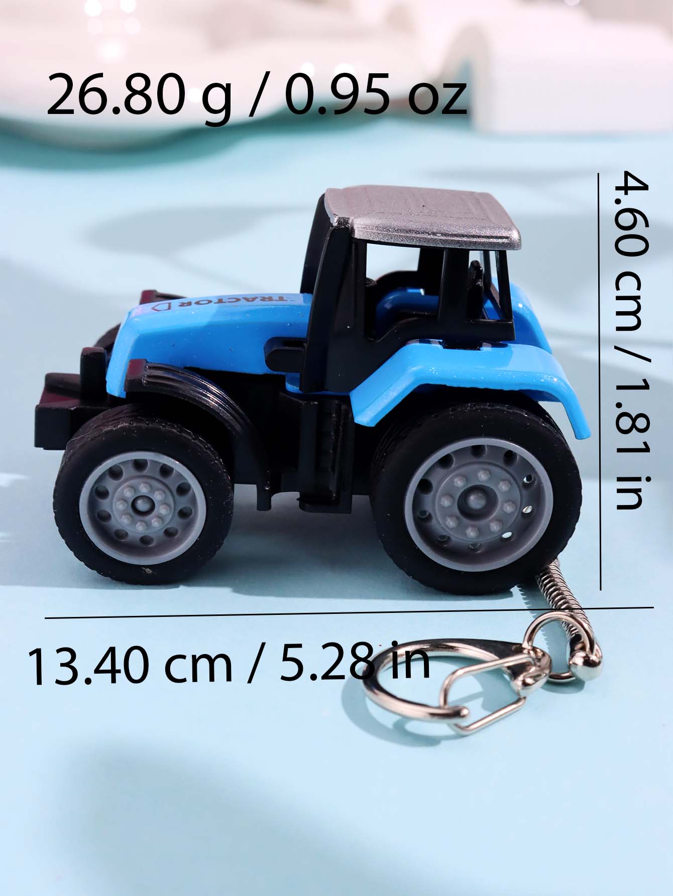 พวงกุญแจรถแทรกเตอร์เรซิ่นสีสัน - Heavy Equipment Key Ring บทวิจารณ์และราคา