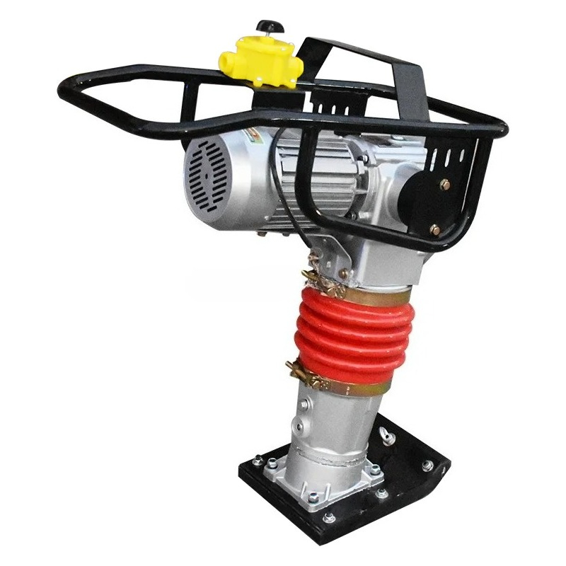 เครื่องบดอัดดินแบบแผ่นเรียบไฟฟ - Plate Compactor Vibrator บทวิจารณ์และราคา