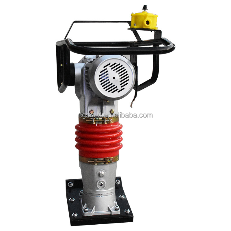 เครื่องบดอัดดินแบบแผ่นเรียบไฟฟ - Plate Compactor Vibrator บทวิจารณ์และราคา
