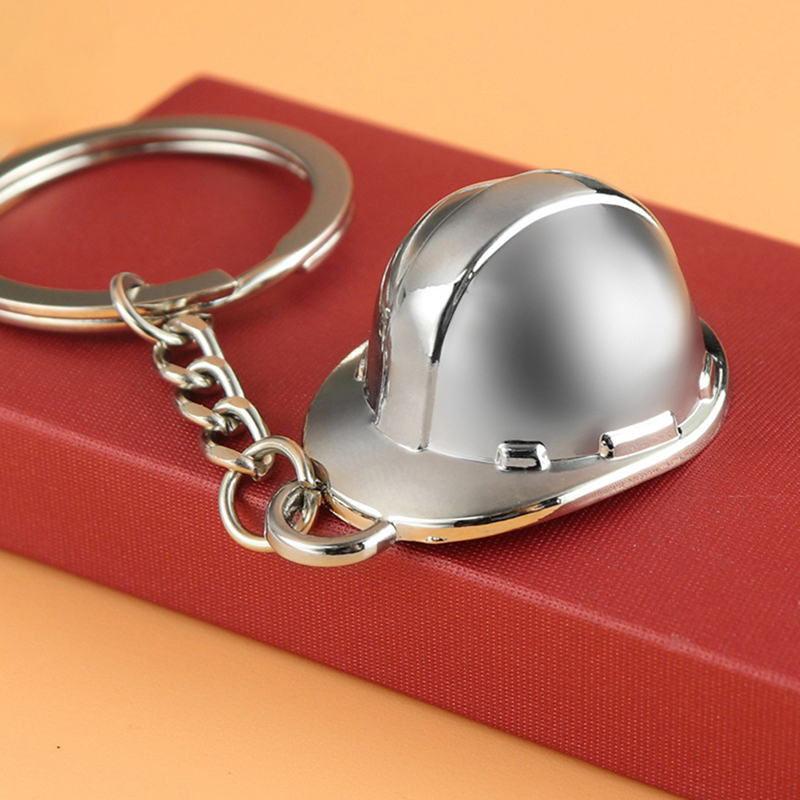 มินิจําลองโลหะหมวกพวงกุญแจกิจก - Heavy Equipment Key Ring บทวิจารณ์และราคา