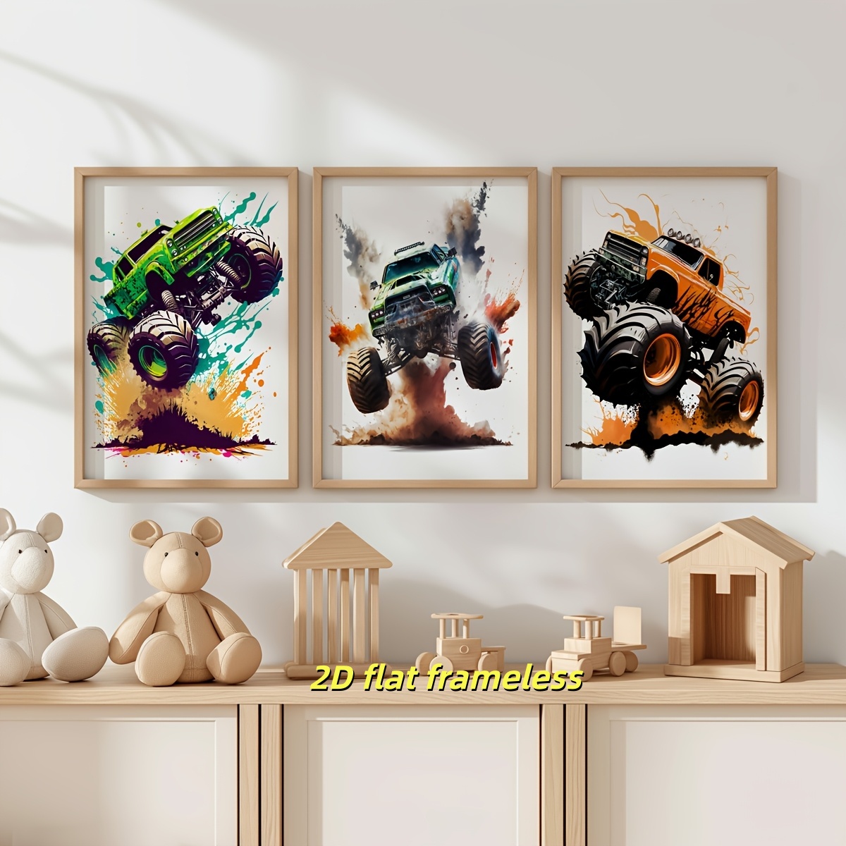 โปสเตอร์ผ้าใบศิลปะลายรถบรรทุกม - Heavy Equipment Background บทวิจารณ์และราคา