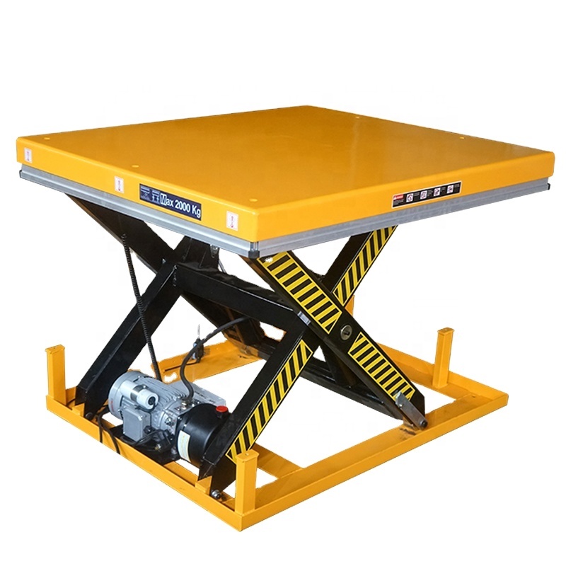 โต๊ะยกไฟฟ้า 1 ตัน แบบไฮดรอลิก  - Scissor Lift Table Hydraulic บทวิจารณ์และราคา
